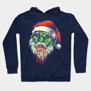 Zombie Santa - Happy Christmas and a happy new year! - Available in stickers, clothing, etc Hoodie